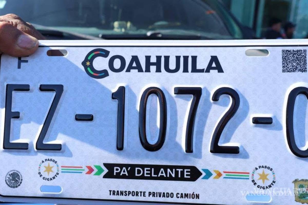 Avanza recaudación por placas a un 53% en Coahuila; supera 2 mil millones de pesos