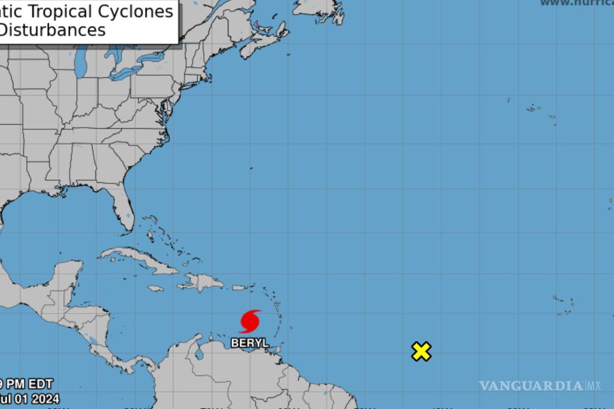 ‘Potencialmente catastrófico’: Beryl escala a huracán de categoría 5