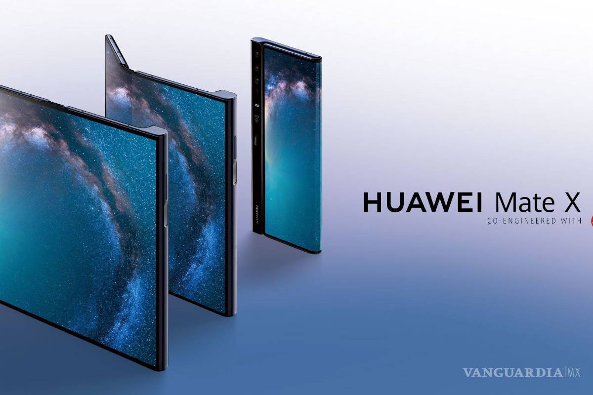 Huawei Mate X, un 'súper teléfono' plegable pero muy costoso, 2 mil 600 dólares
