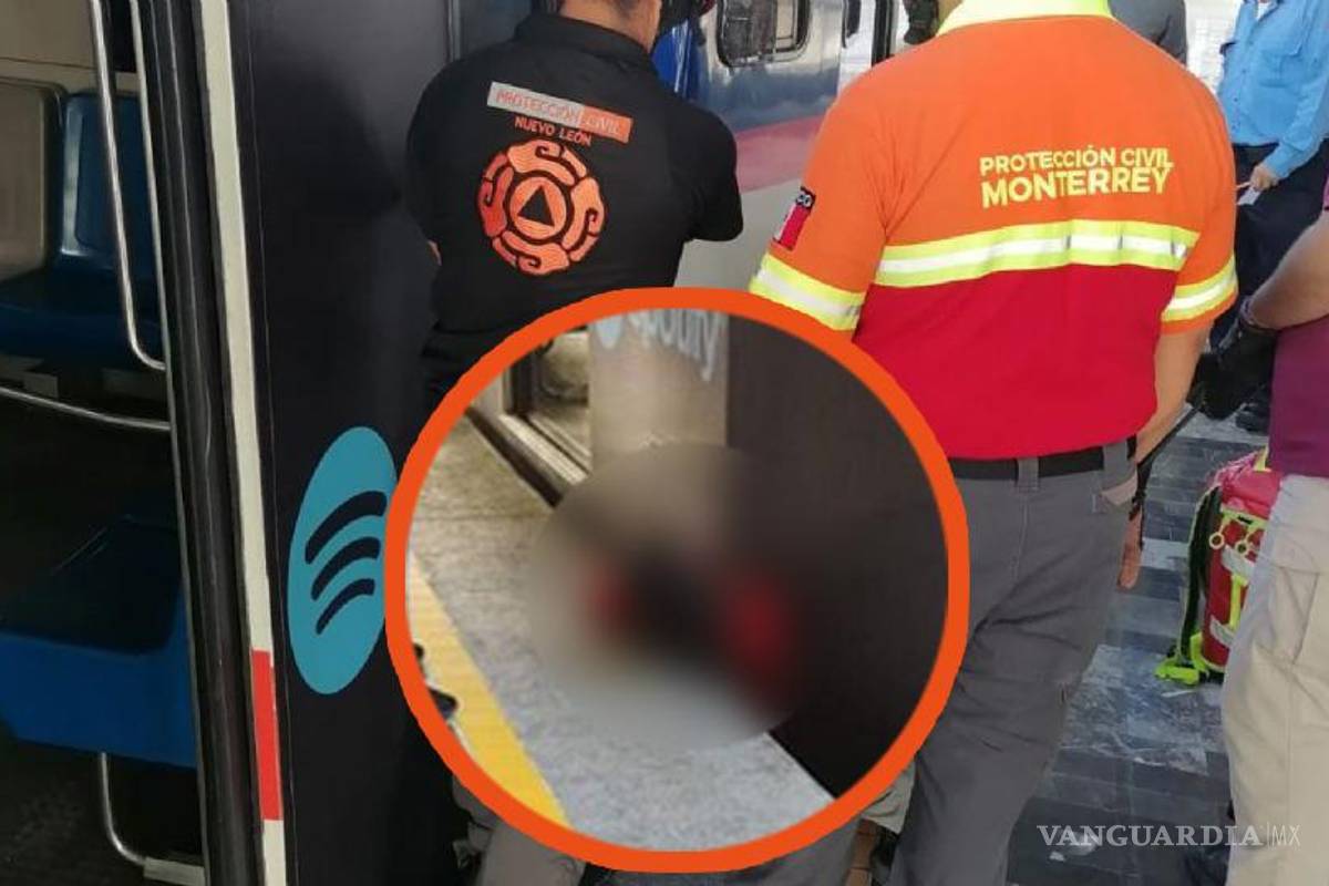 Hombre con discapacidad visual murió atropellado por un vagón del Metro, en la Estación San Bernabé de Monterrey