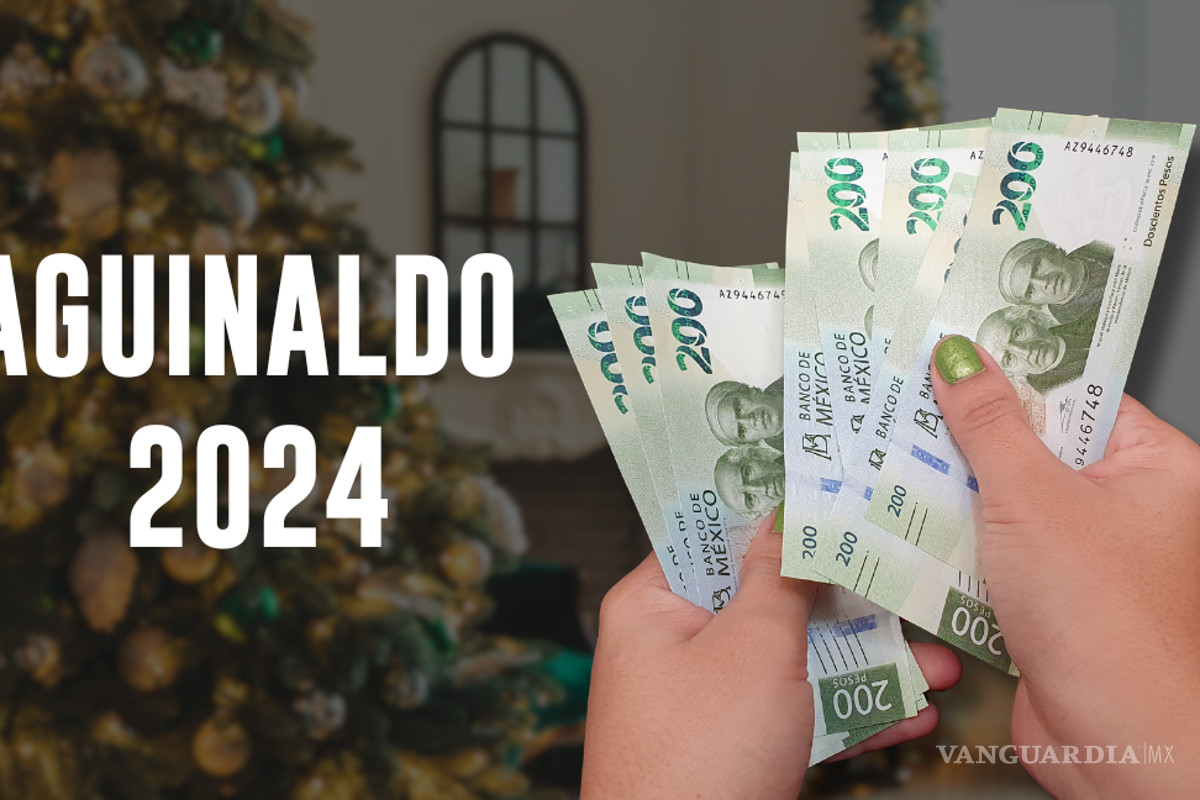 ¿Cuánto te pagarán de aguinaldo en 2024 si ganas 4, 8 o 12 mil pesos al mes en México?