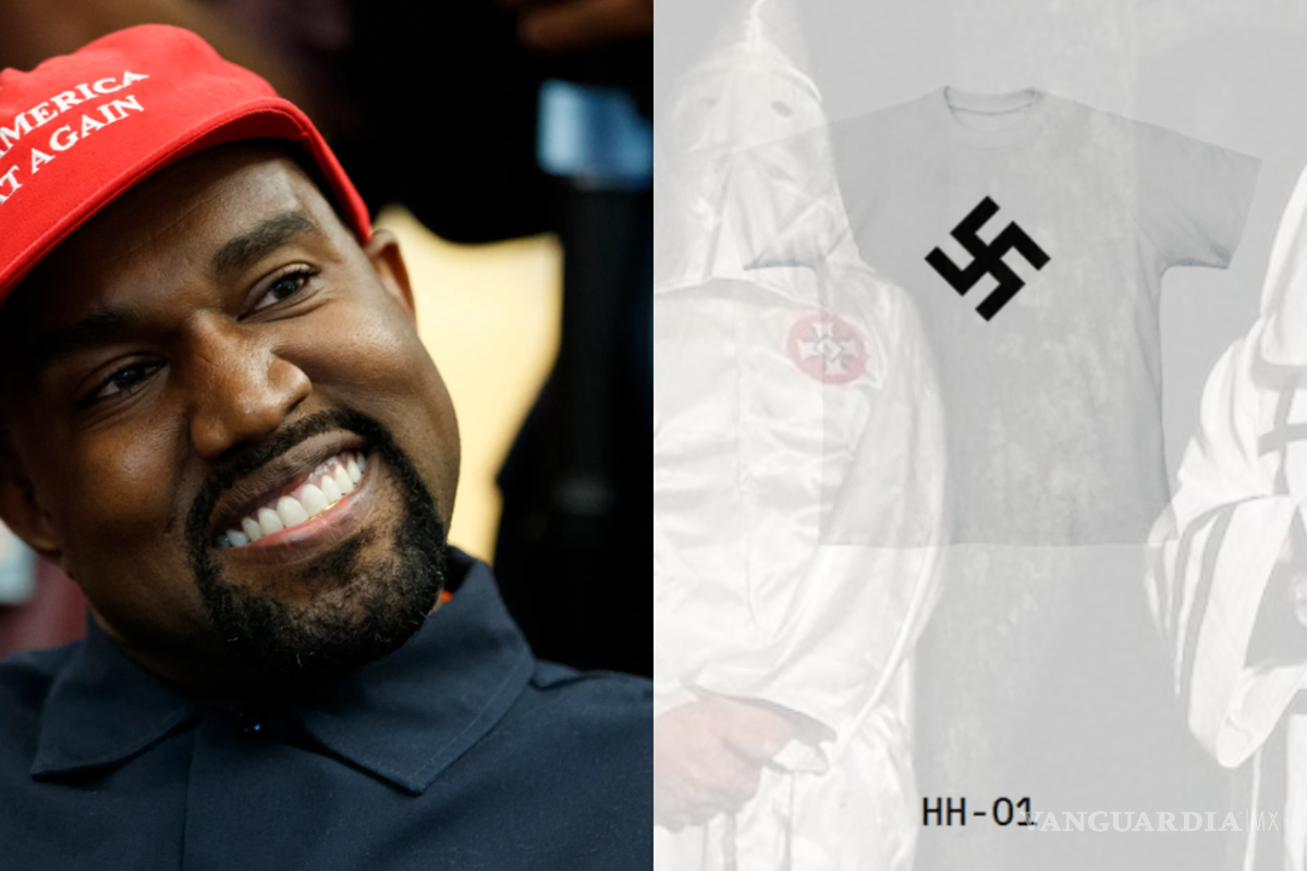 Kanye West diseña camisetas con esvástica; después de proclamarse Nazi en X