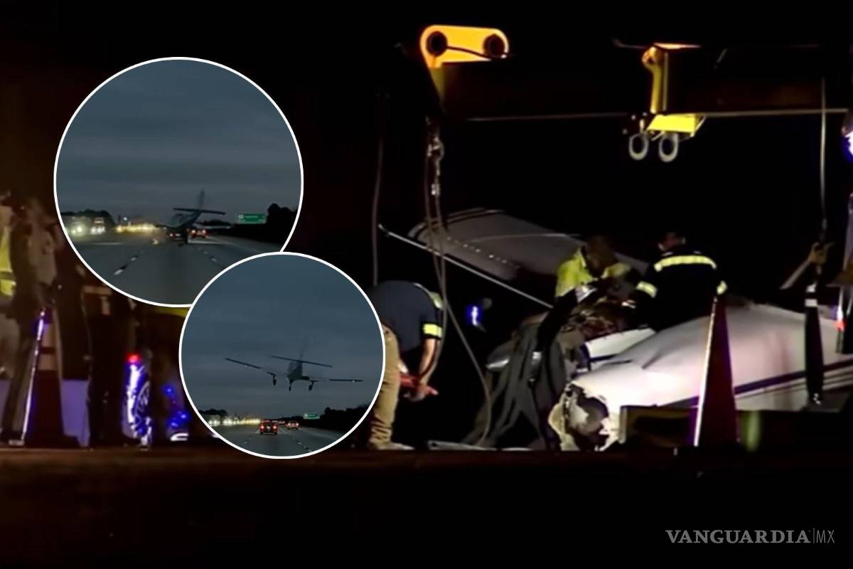 Avioneta aterriza de emergencia sobre un vehículo en autopista de Cocoa, Florida | VIDEO