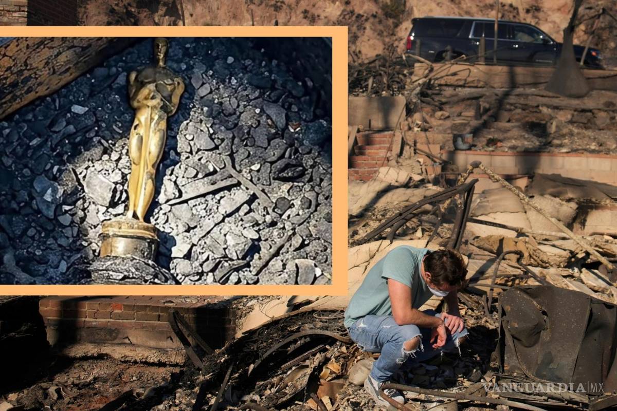 ‘Juegan’ con la tragedia de Hollywood: Aparece en redes foto falsa de ‘Premio Oscar quemado’