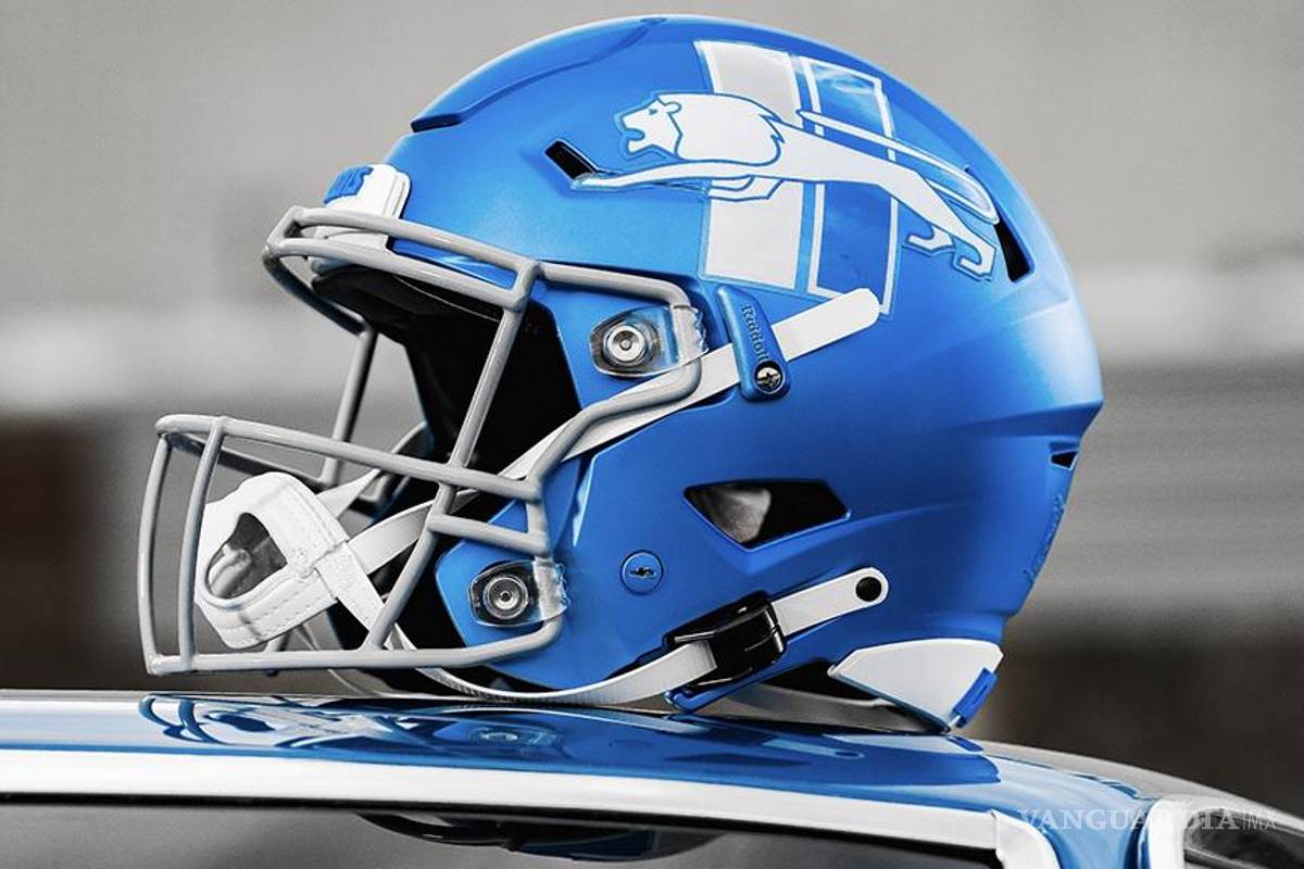 Los Lions de Detroit están de gala: utilizarán casco alternativo con logo ‘vintage’