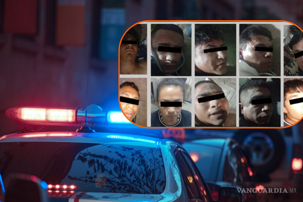 Arrestan a 10 implicados en robos automóviles tras enfrentamiento armado