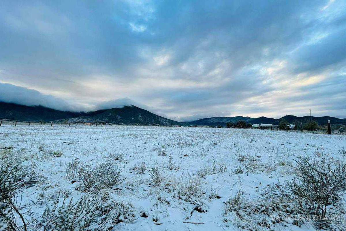 $!Arteaga se pinta de blanco en el último día del año