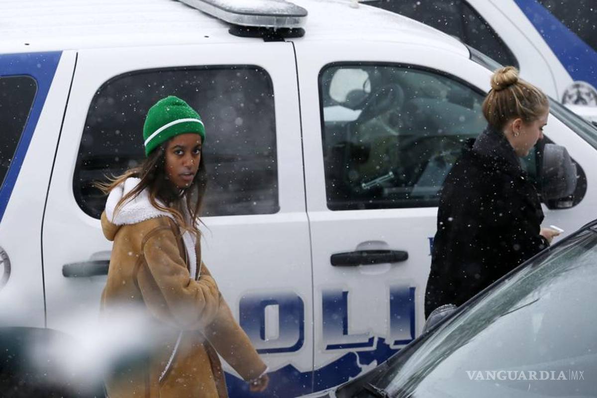 Hija de Obama protesta contra Trump