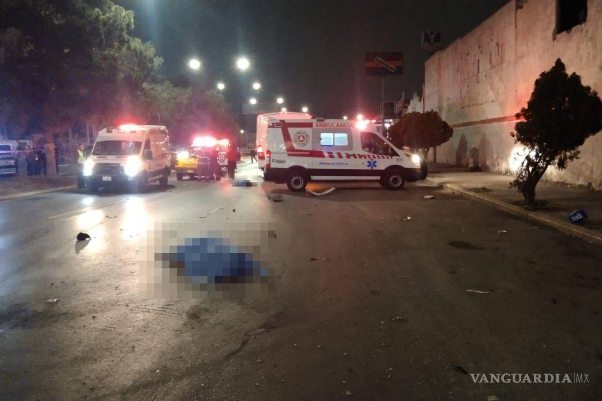 Fallecen dos y resultan dos heridas en trágico choque en Ramos Arizpe; camioneta intentó girar en ’U’