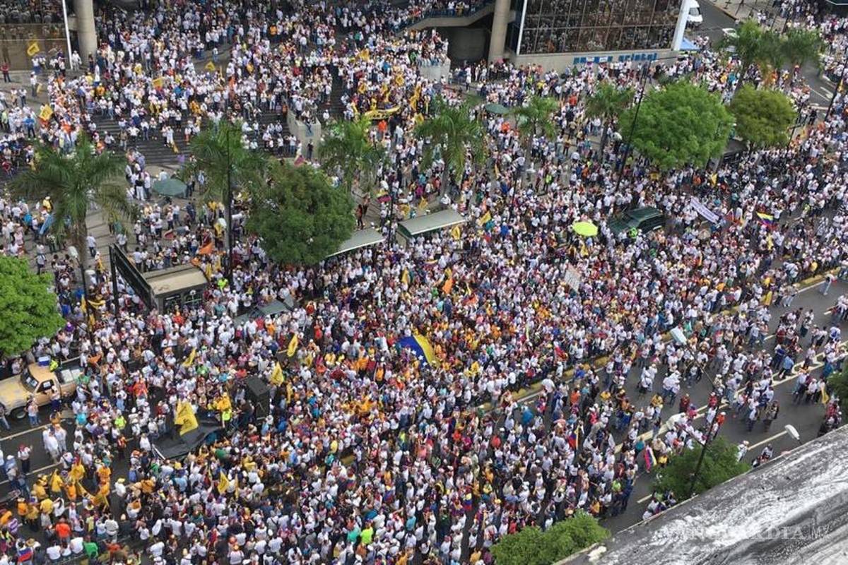$!Fotos de la impresionante marcha en Caracas contra Maduro