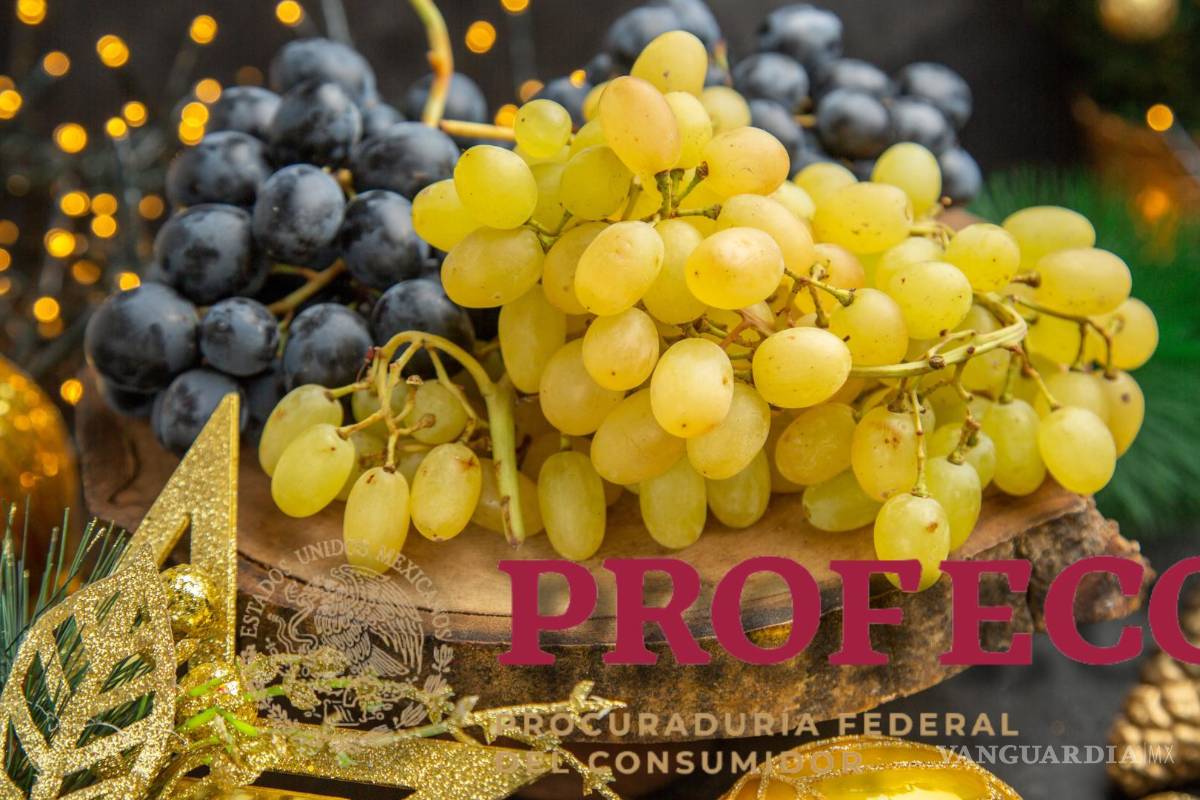 Profeco recomienda donde comprar las uvas más baratas y más caras para campanadas de Año Nuevo 2025