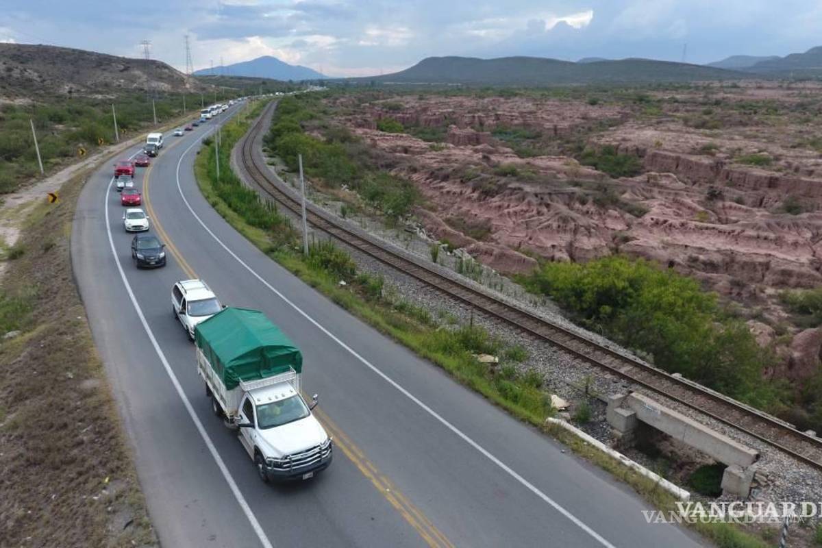 Coahuila: va ampliación de la carretera a Zacatecas; Federación cede proyecto al Gobierno del Estado