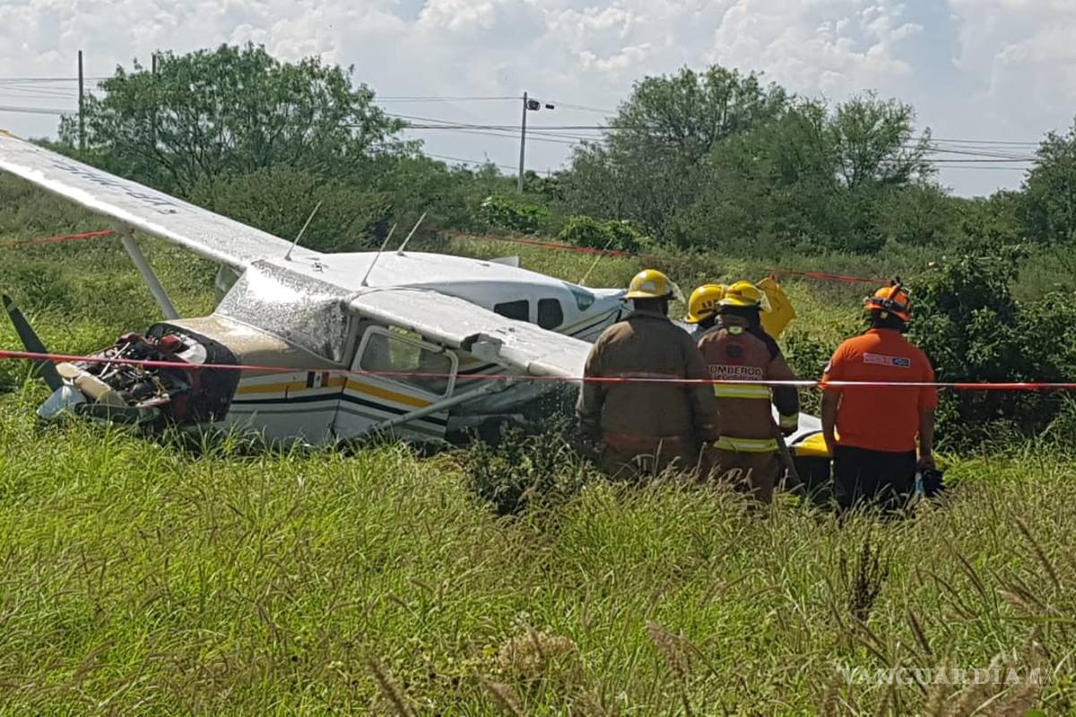 Se desploma avioneta en Nuevo León; piloto resulta lesionado