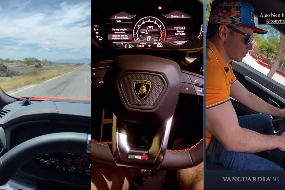 Hermano de la alcaldesa de Múzquiz presume Lamborghini de hasta 6.4 mdp