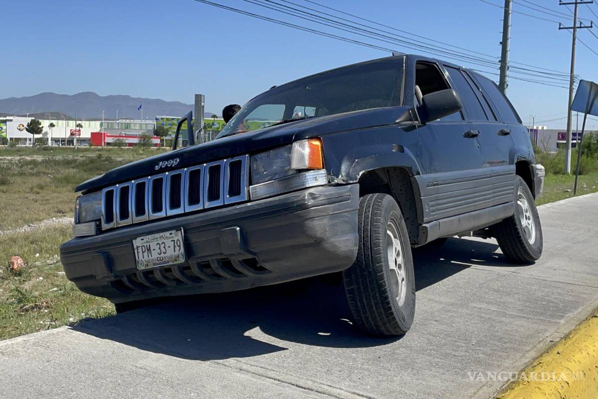 Saltillo: Aceite derramado en pavimento estuvo a punto de provocar volcadura