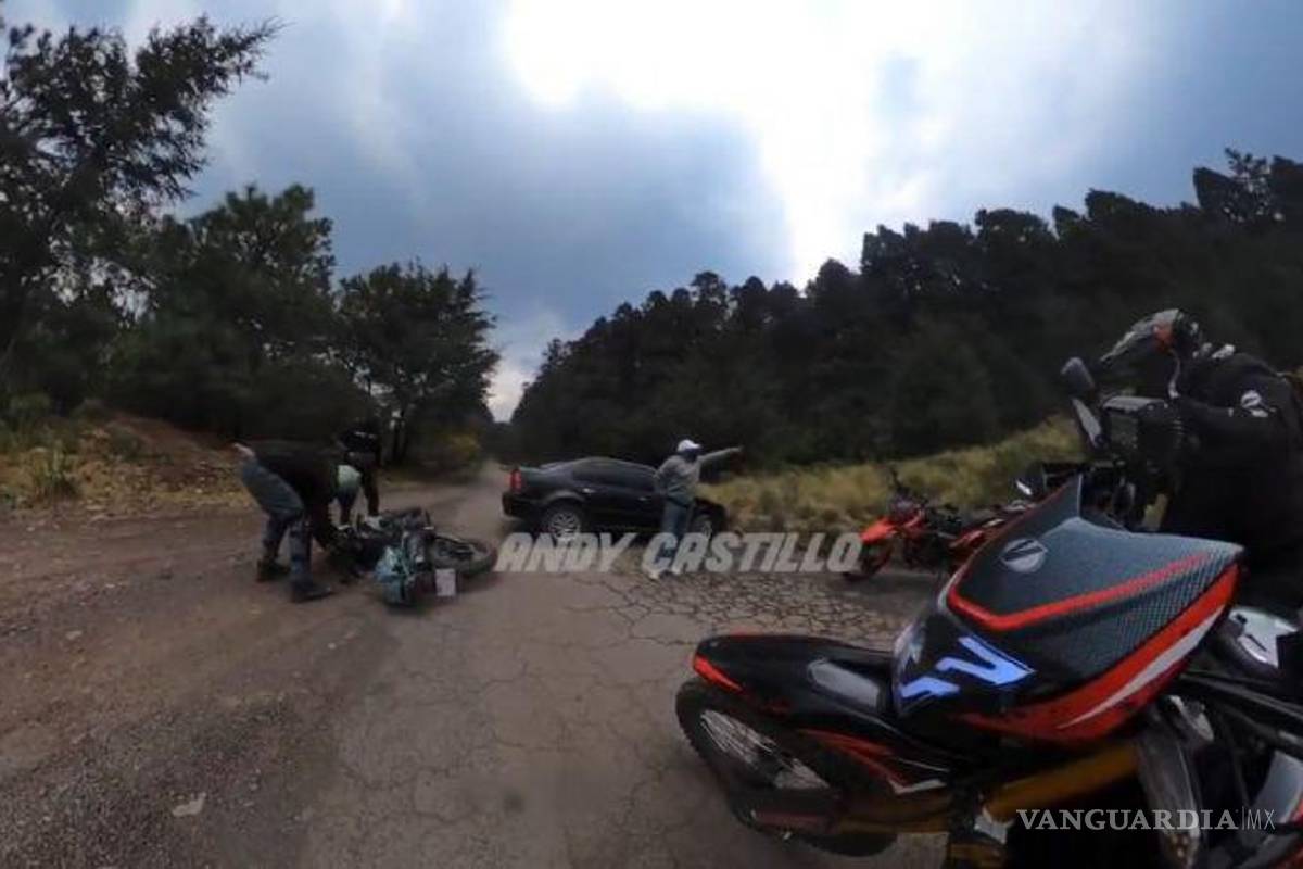 EDOMEX: así asaltaron a motociclistas en La Marquesa; Fiscalía indagará (VIDEO)