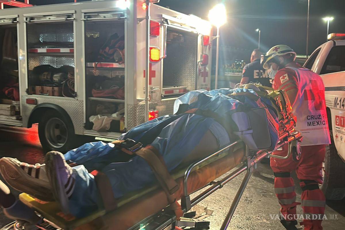 $!El conductor terminó grave.