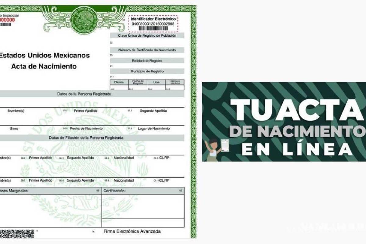 ¿Puedo descargar mi acta de nacimiento certificada en PDF?... así de sencillo y cuánto te cuesta por estado