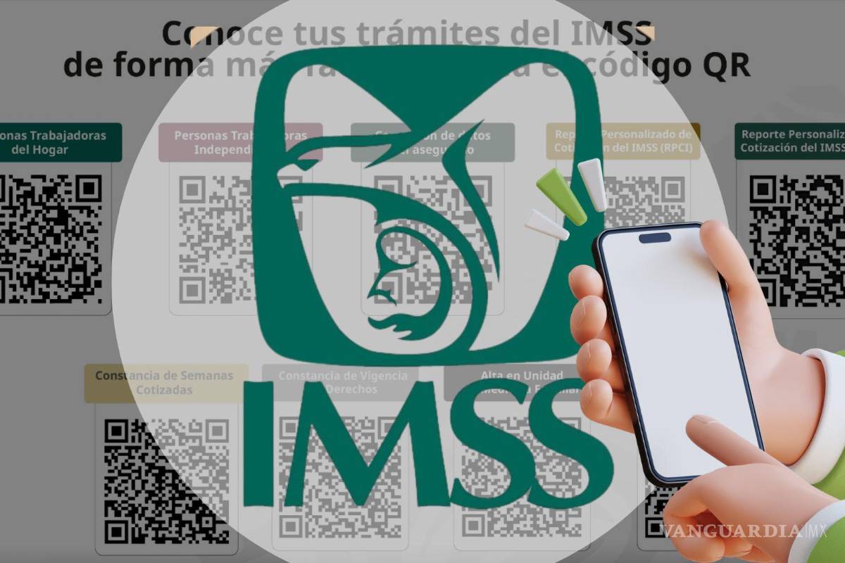 IMSS lanza códigos QR para realizar trámites desde el celular... ¡en menos de 5 minutos!