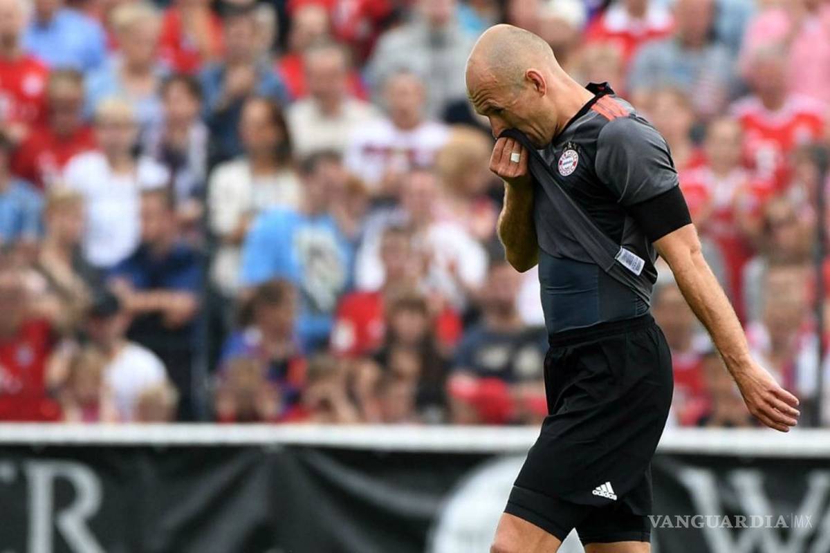 Ya es cliente del hospital; Robben será baja 6 semanas por lesión