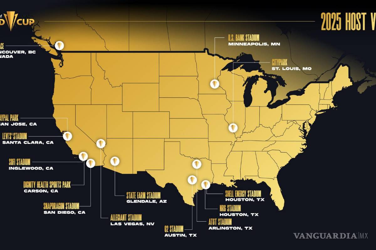 ¡Es oficial!: Estas son las sedes para la Copa Oro 2025