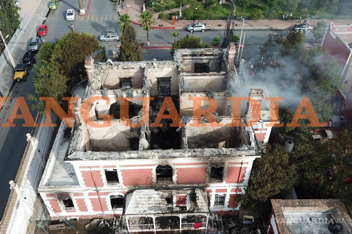$!Así quedó la Casa Alameda tras el incendio (fotos exclusivas)