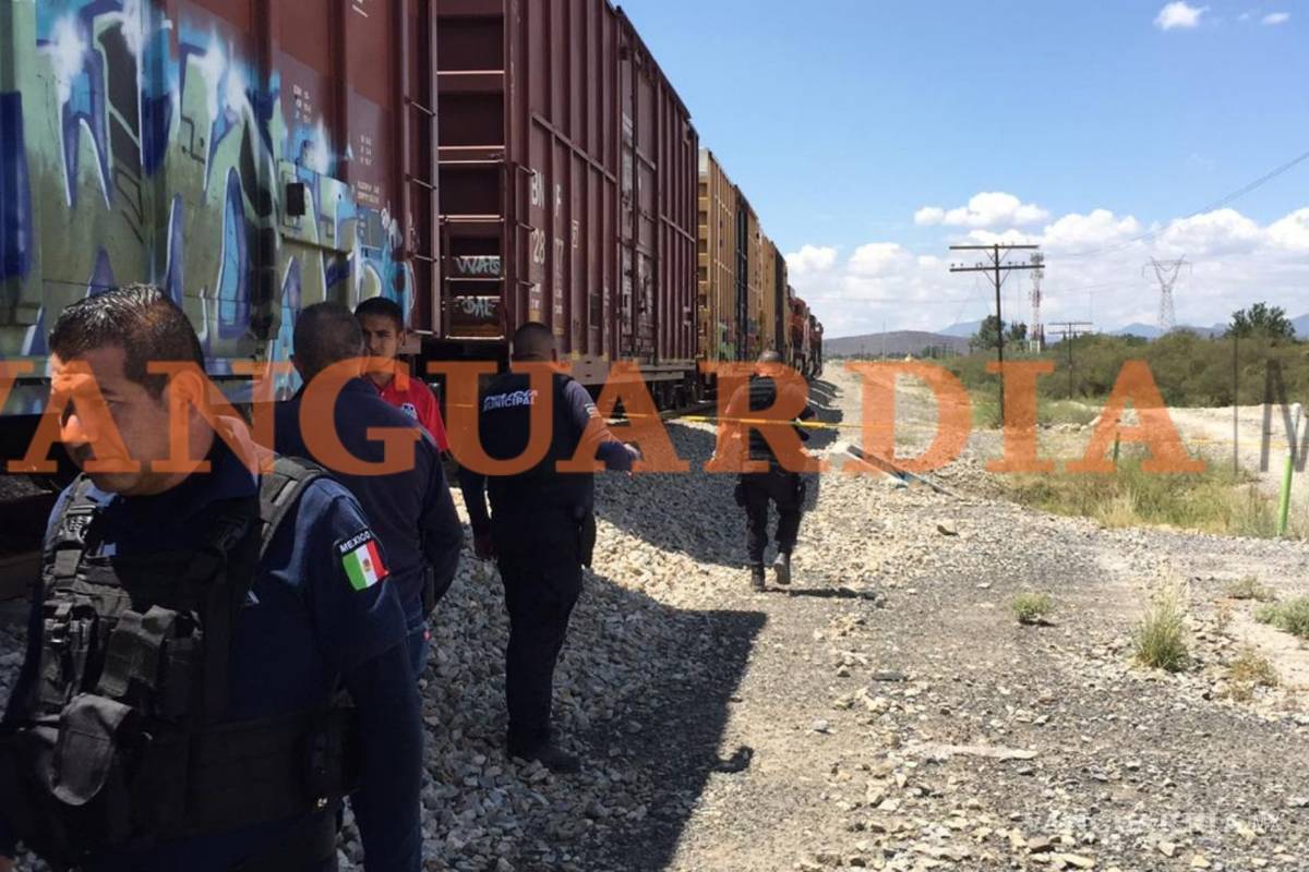 Migrante hondureño muere luego de ser arrastrado por tren en Saltillo