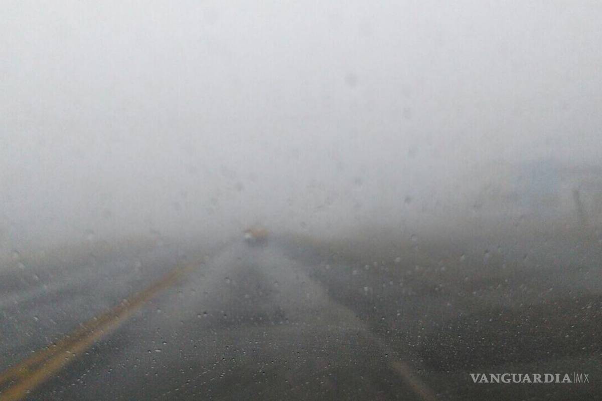 Pese a mal clima, carreteras a Saltillo continúan operando