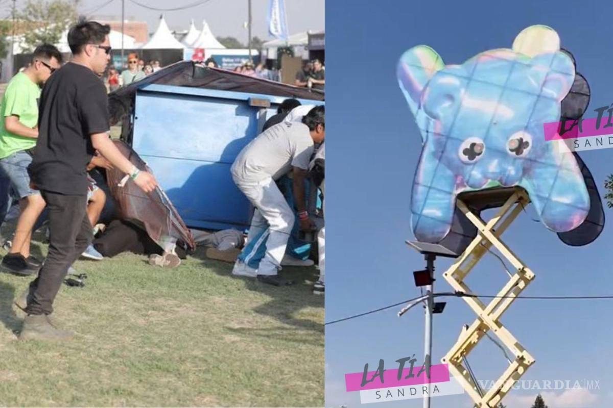 Exhiben en redes sociales estructura inestable en accidente de AXE Ceremonia