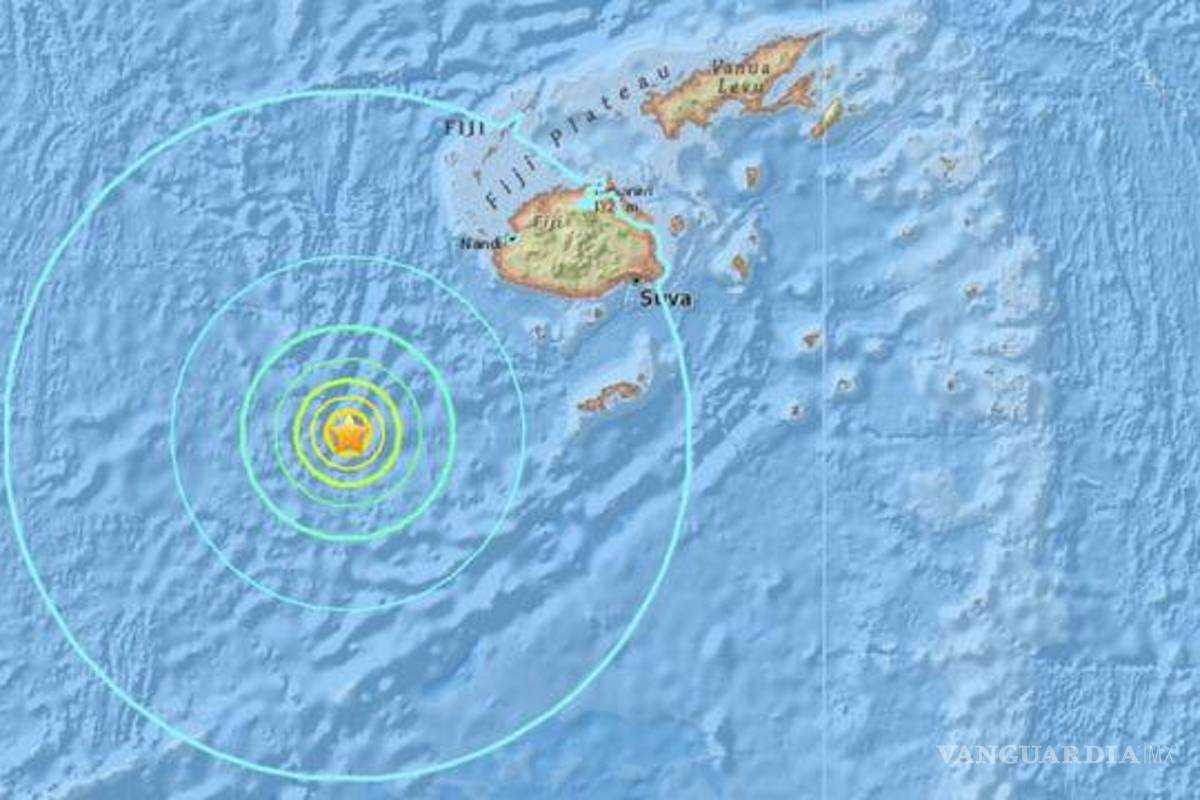 Terremoto de magnitud 7 sacude las aguas de Fiyi y Tonga