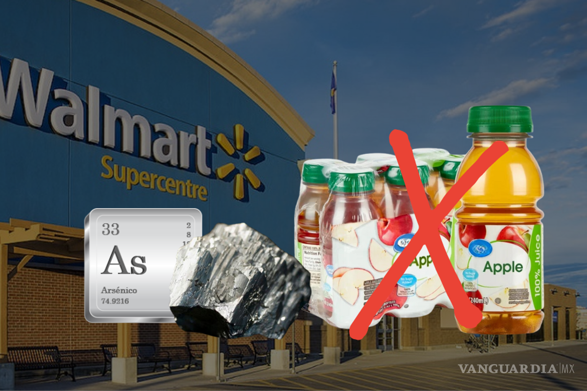 Walmart retira cerca de 10 mil cajas de jugo de manzana debido a niveles de arsénico en 25 estados en Estados Unidos