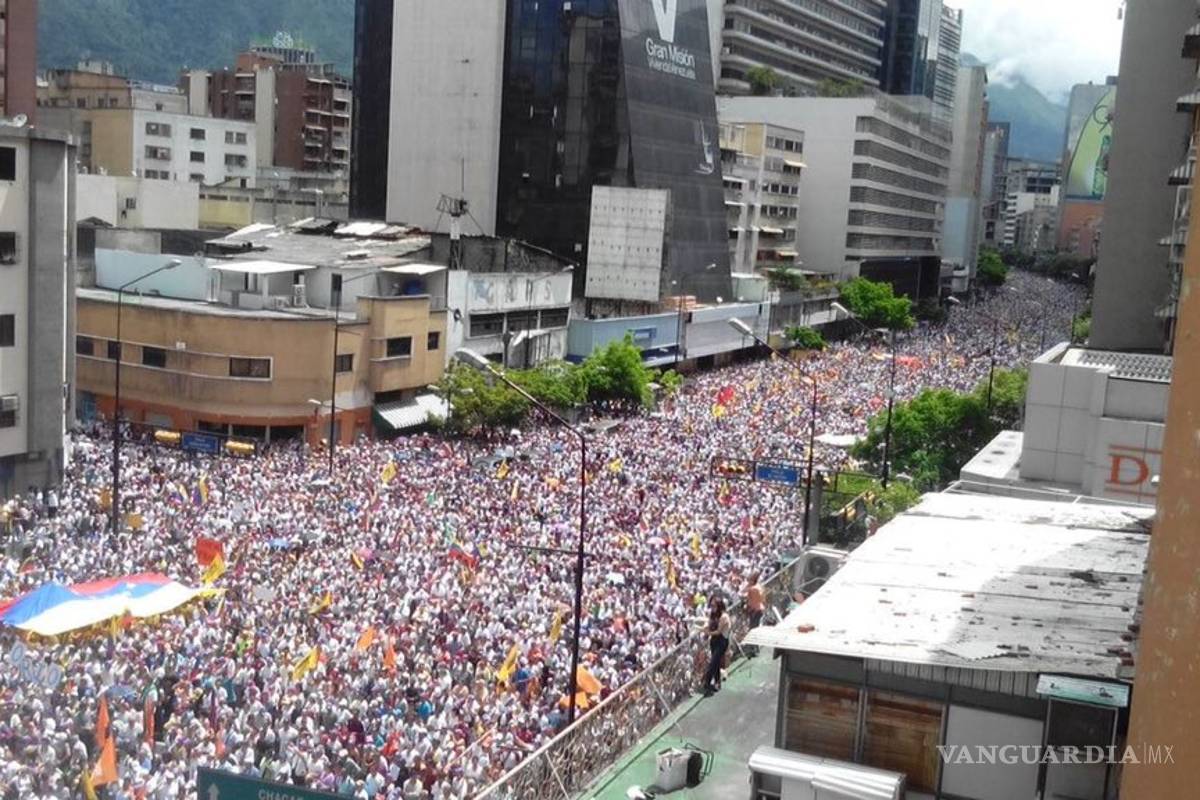 $!Fotos de la impresionante marcha en Caracas contra Maduro