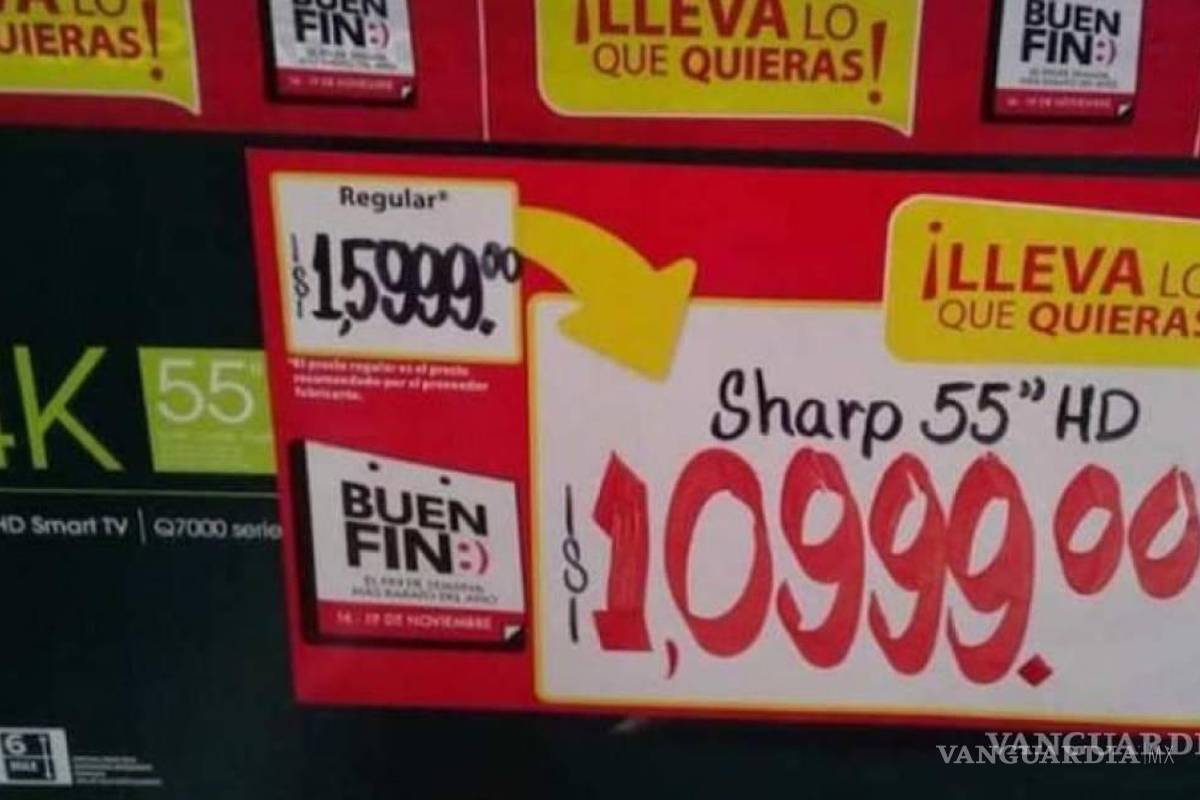 Buen Fin 2024... ¿No te quieren vender un producto con error en el precio publicado? Esto dice la Profeco