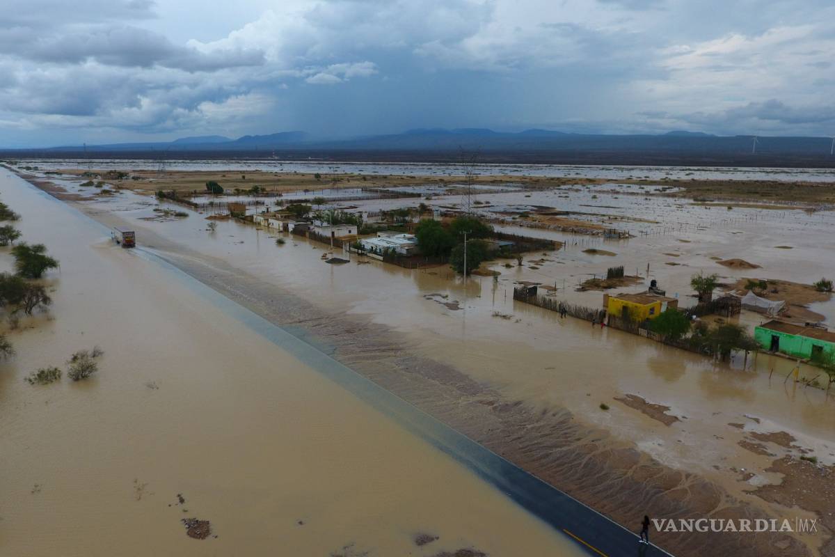 Incomunicados tres ejidos de Ramos Arizpe