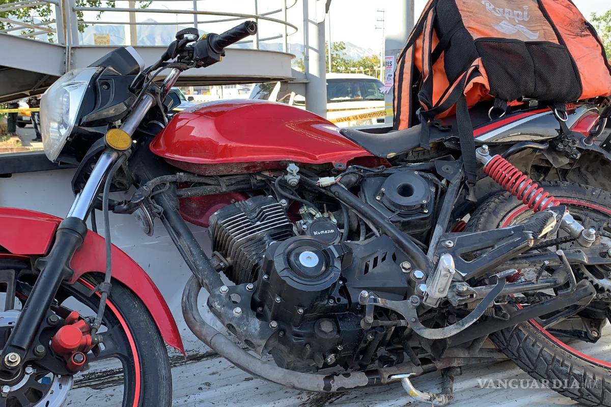 Muere repartidor de Rappi tras sufrir caída en Distribuidor vial de Saltillo