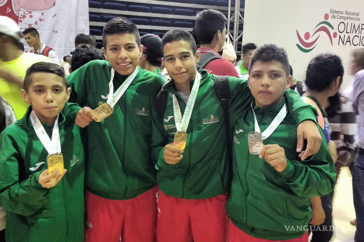 5 medallas más para Coahuila en Olimpiada Nacional