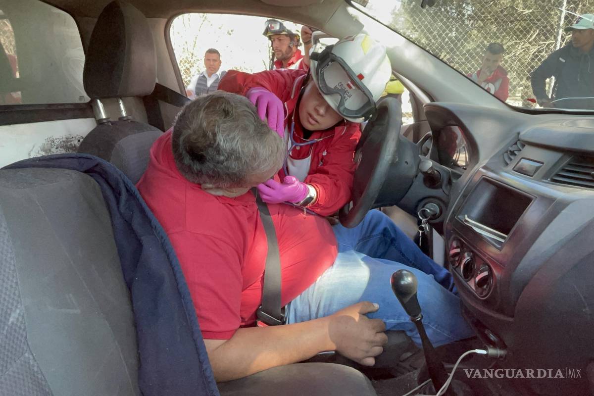 Hombre muere al volante tras sufrir un infarto en Saltillo