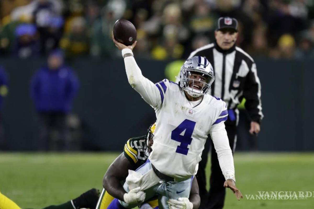 Cowboys de Dallas aplastan 54-19 a Colts de Indianápolis