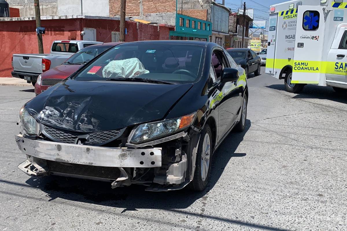 Causa choque múltiple en calles de la Topochico en Saltillo