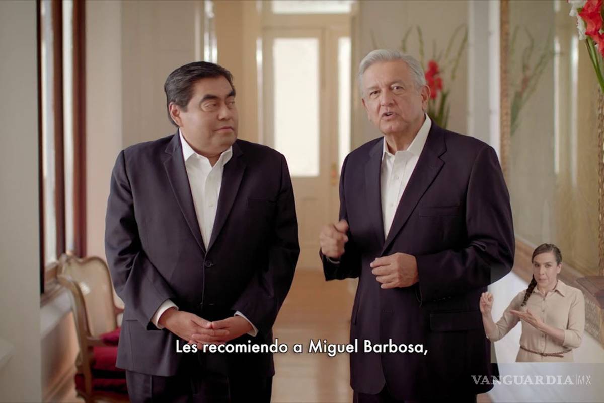 Multa TEPJF a Morena por spot de Barbosa