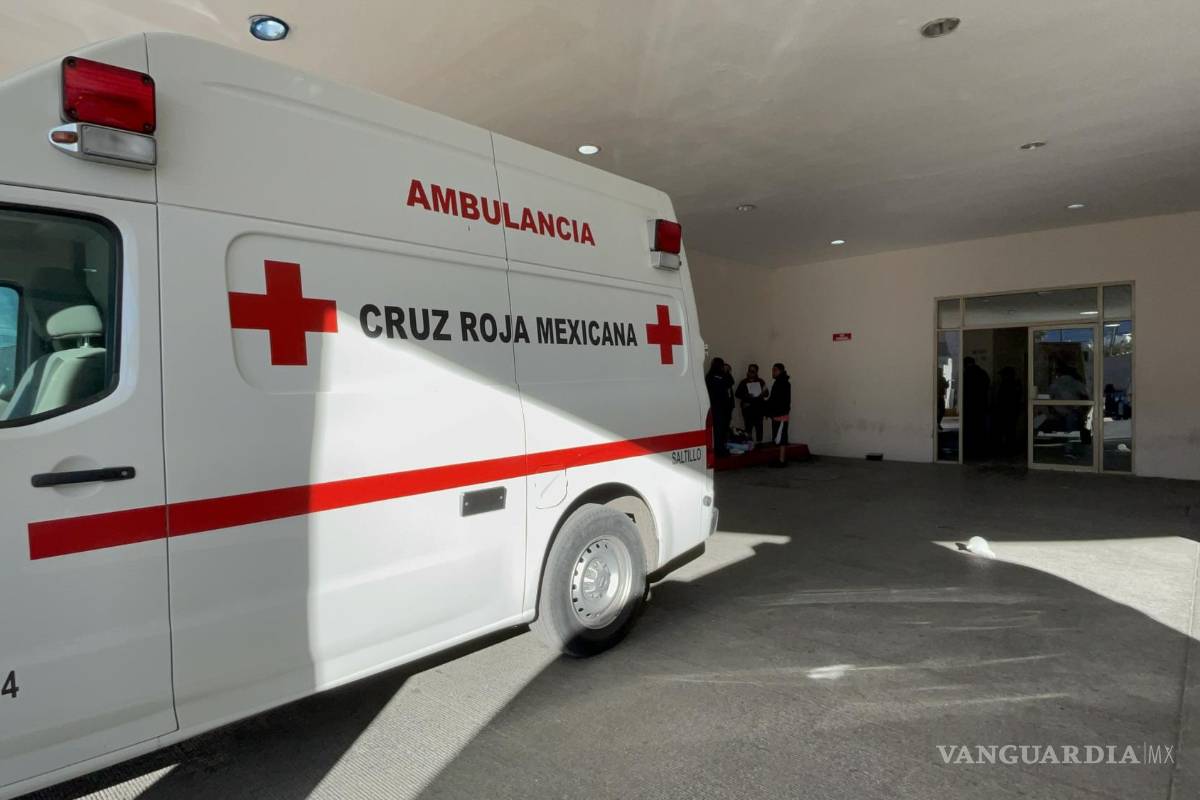 Motociclista resultó herido tras caer al esquivar un perro al oriente de Saltillo