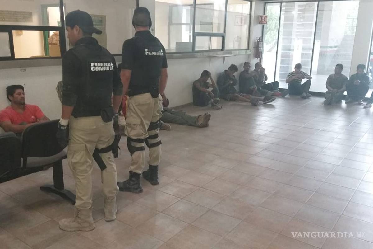 $!Detiene Fuerza Coahuila a migrantes por altercado en instalaciones de Migración en Piedras Negras