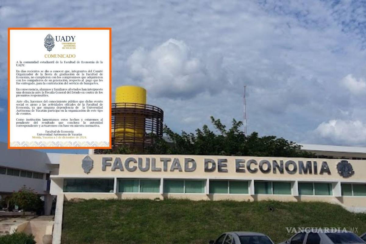 Se quedan sin graduación estudiantes de la Autónoma de Yucatán; organizador huyó con más de 200 mil pesos