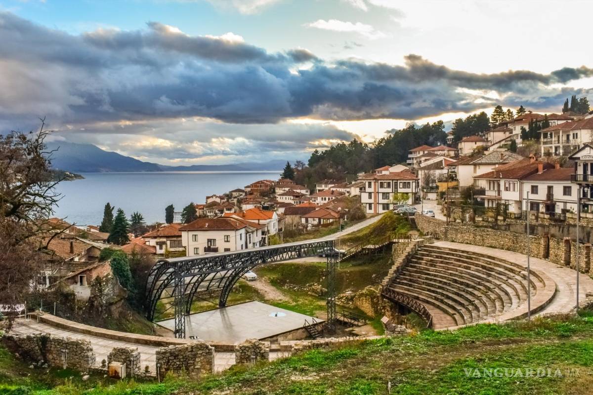 $!Teatro romano, en Ohrid en Macedonia.