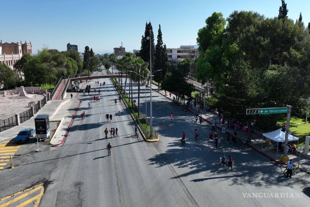 ¡Recuerde! Ante las altas temperaturas en Saltillo, se mantiene Ruta Recreativa con horario reducido