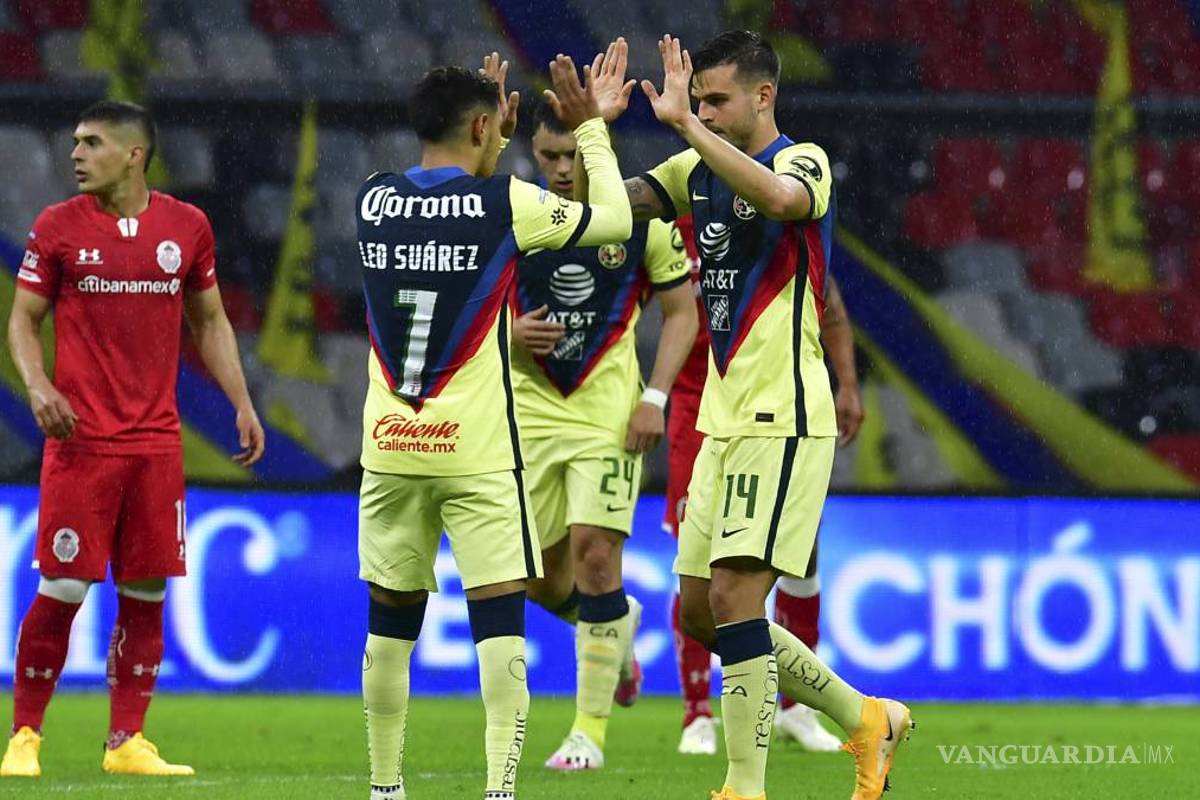 América no puede ante Toluca