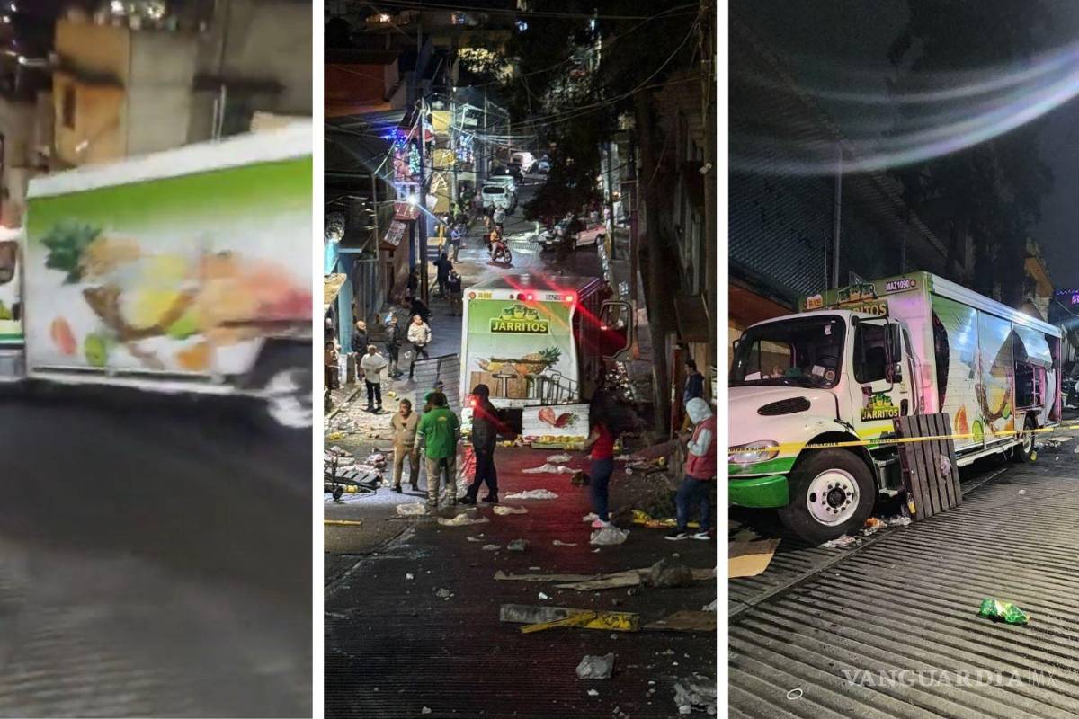 Camión de ‘Jarritos’ se estrelló al pasar por ‘la bajada del diablo’, una pendiente peligrosa en CDMX