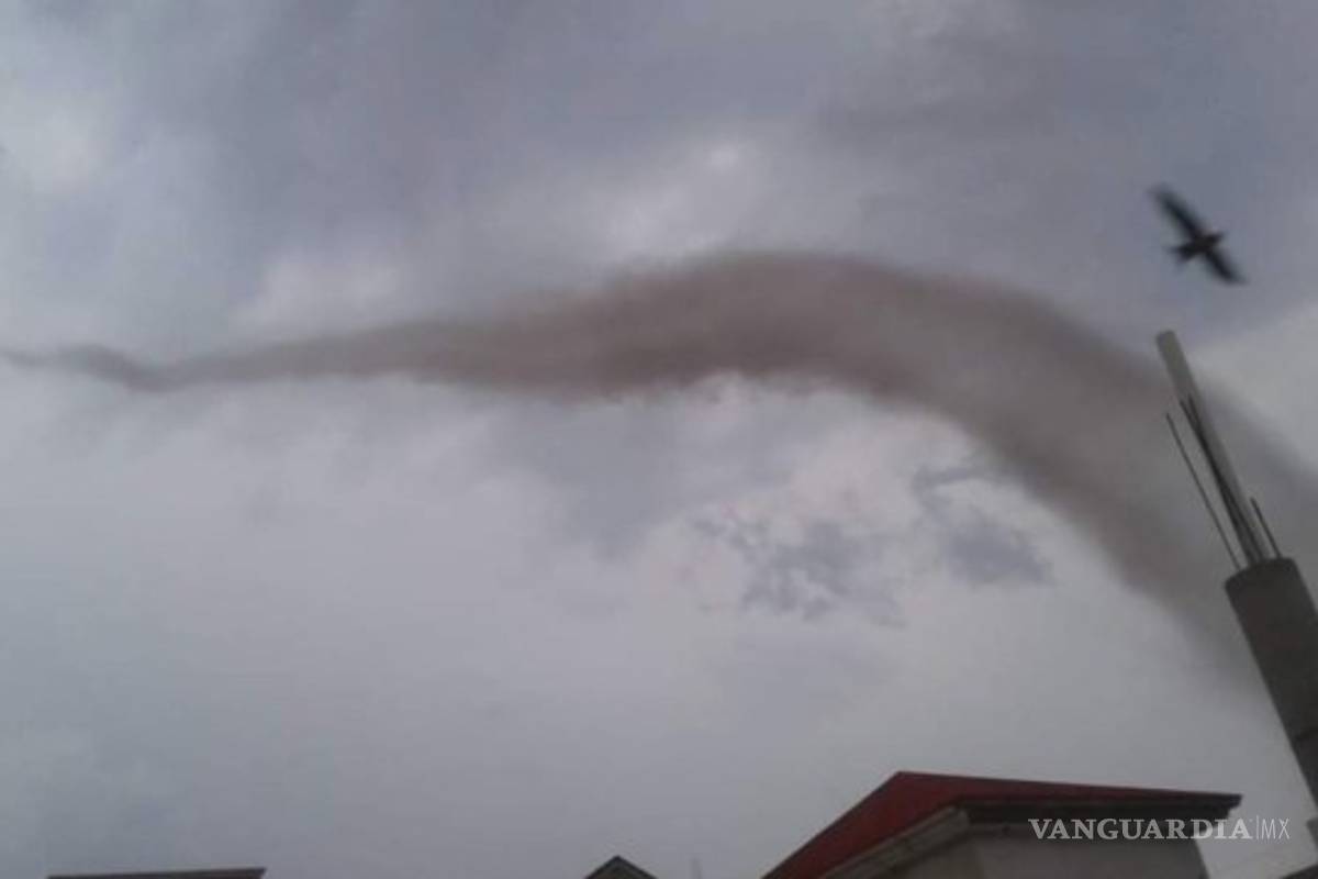 Tornado y granizada sorprenden al estado de Hidalgo