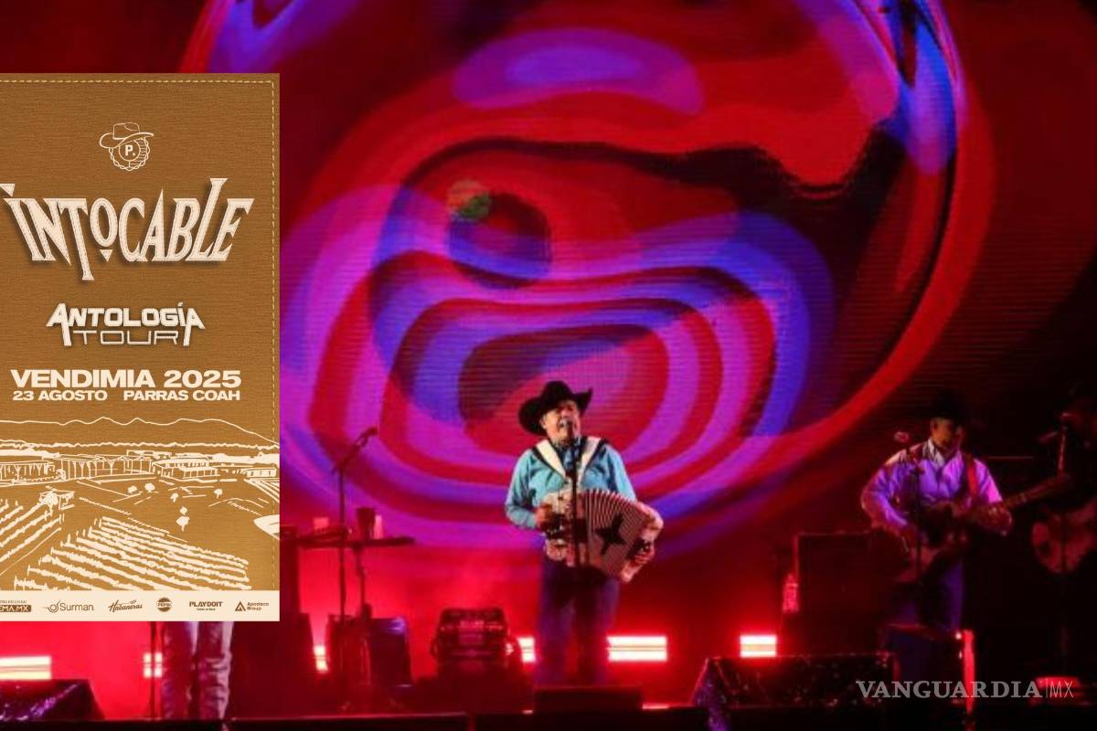 ¡Vamos! Confirman a Intocable para la vendimia en Parvada en Parras