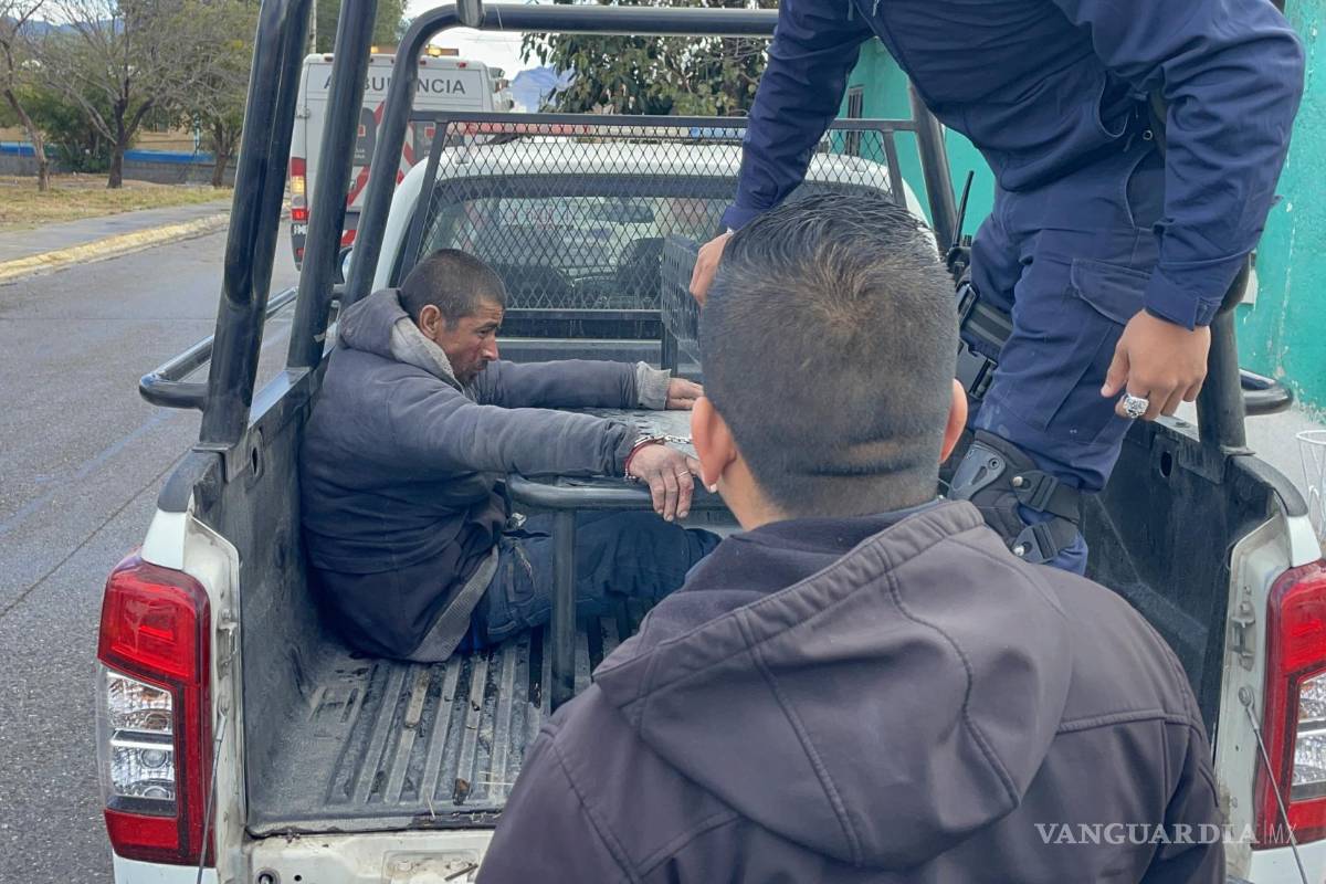 Por 200 pesos, agrede a su hermano con un picahielos y es detenido al oriente de Saltillo